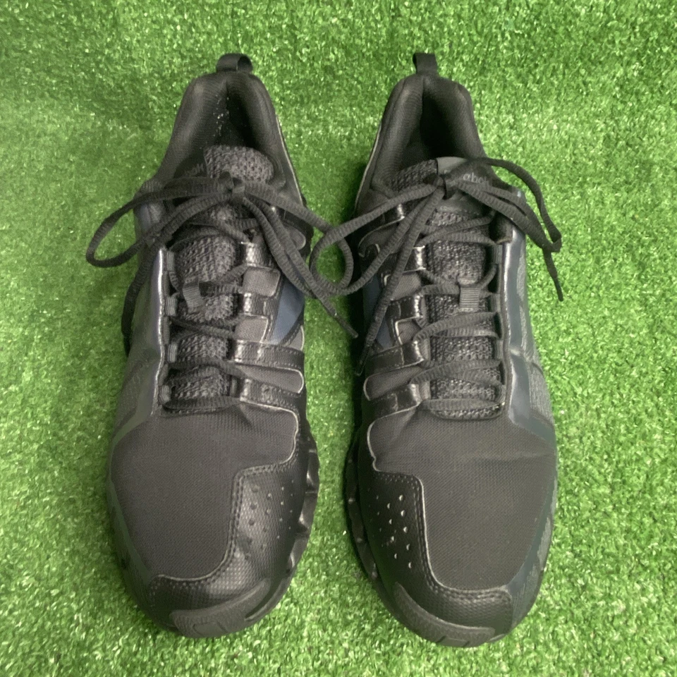Tênis de corrida Reebok tamanho 13 Zig Pulse Premier preto Ortho Memory Tech - Imagem 4 de 4