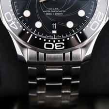 Omega Seamaster Diver 300M James Bond 007 COMPLETE 42mm Black Dial Black Ceramic 16
