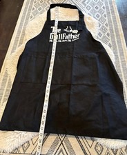 The Grillfather BBQ Mens Apron Pockets Adjustable Neck Strap One Size Fits Most
