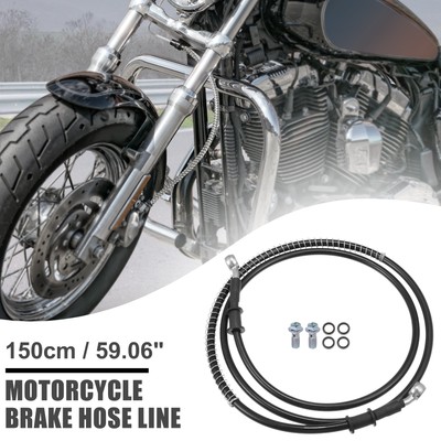 Motorrad-Bremsleitung Ölschlauch Rohr mit Federschutz 150cm 1 Satz