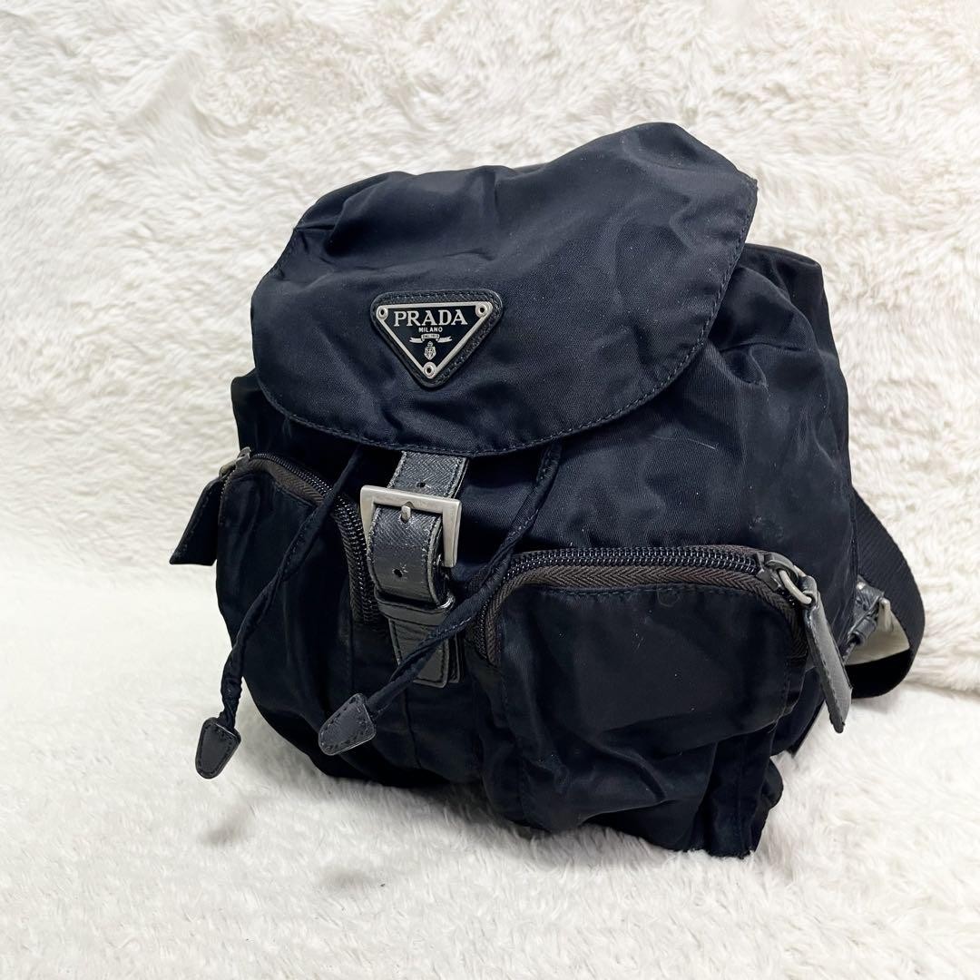 Leather Backpacks Prada Light Blue Tessuto Nylon Backpack Bag Bags