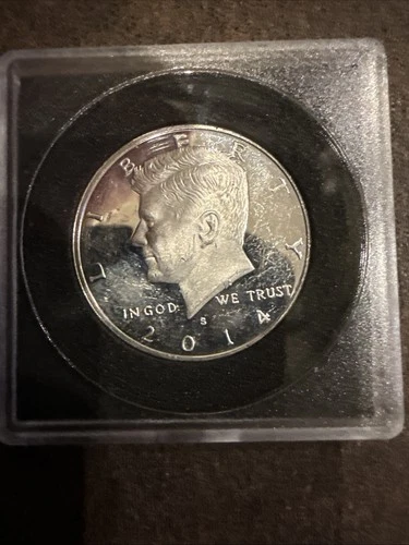 2014 S Proof Silver  Kennedy Half Dollar