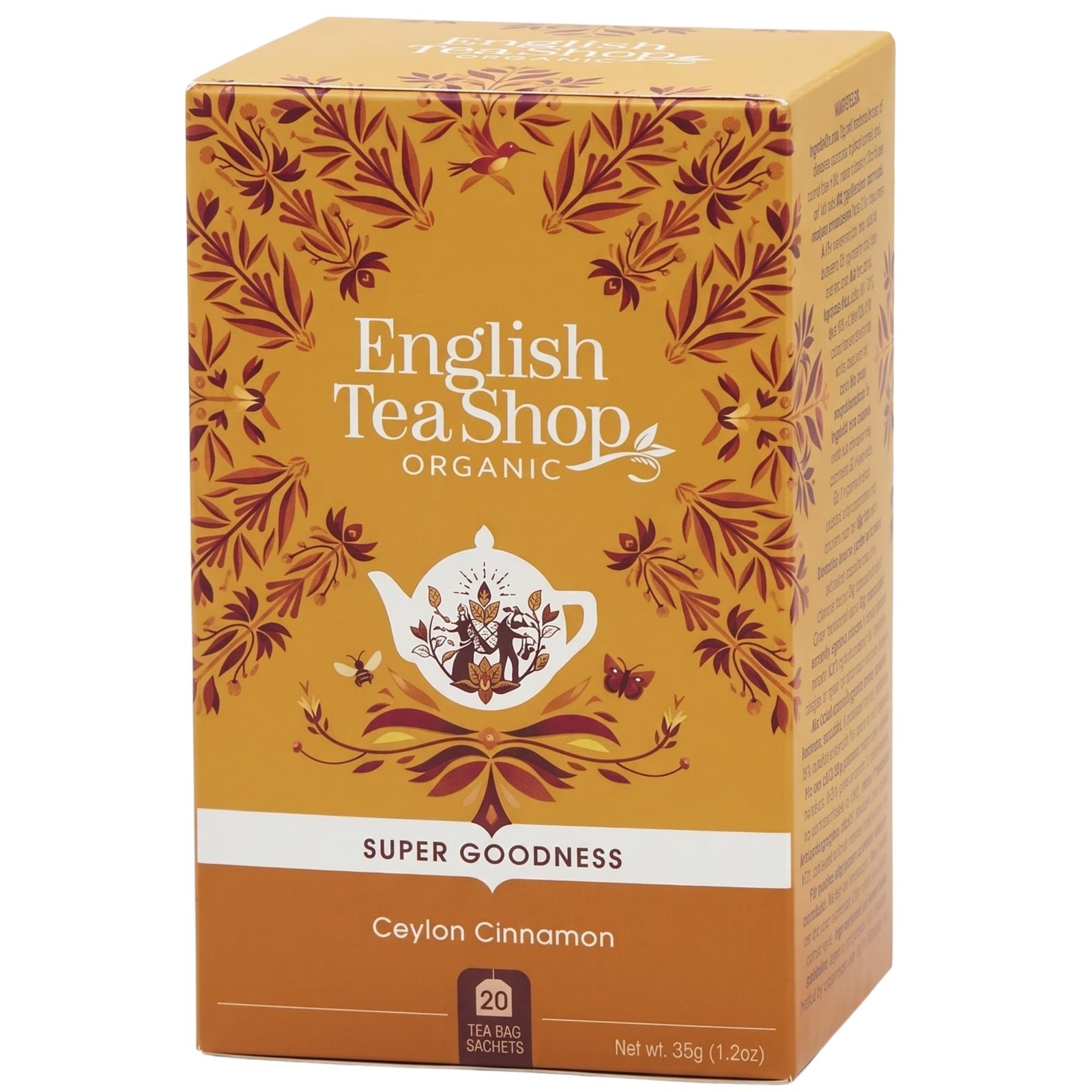 English Tea Shop Organic Ceylon Cinnamon - 20 Tea Bag Sachets, 35 g - Image 4