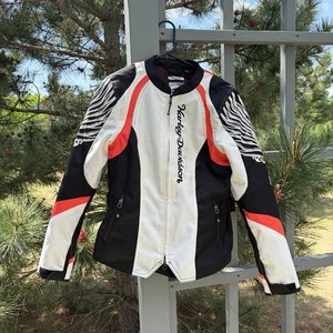 Harley Davidson Womens White Leather Jacket | eBay