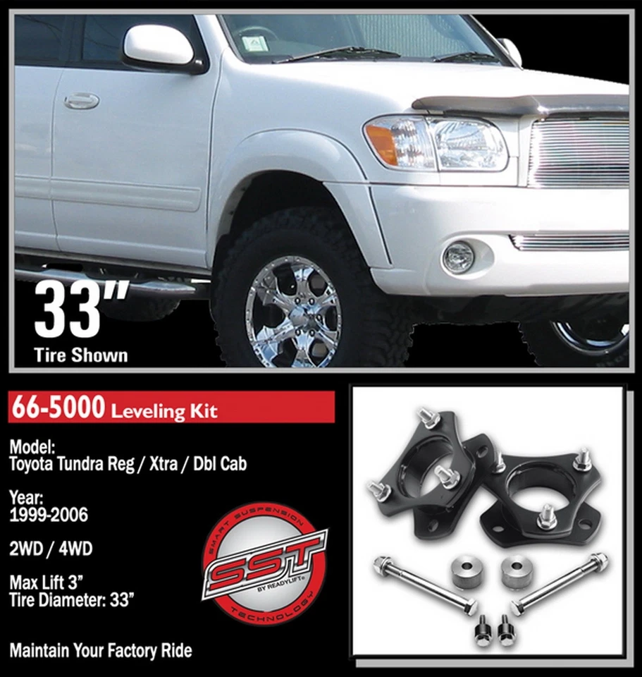 Kit nivelación delantera ReadyLift 3" para Toyota Tundra Sequoia 1999-2007 Foto 3 de 3