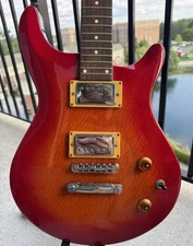 HAMER Electric Guitar Stellar - Set Neck - Cherry Burst - Made in Korea 9805060