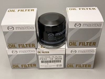 NEW Pack of 6. For Mazda Cartridge Oil Filter PE01-14-302B/302A US Stock