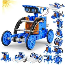 STEM 13-in-1 Education Solar Power Robots Toys for Boys Age 8-12, Educational 