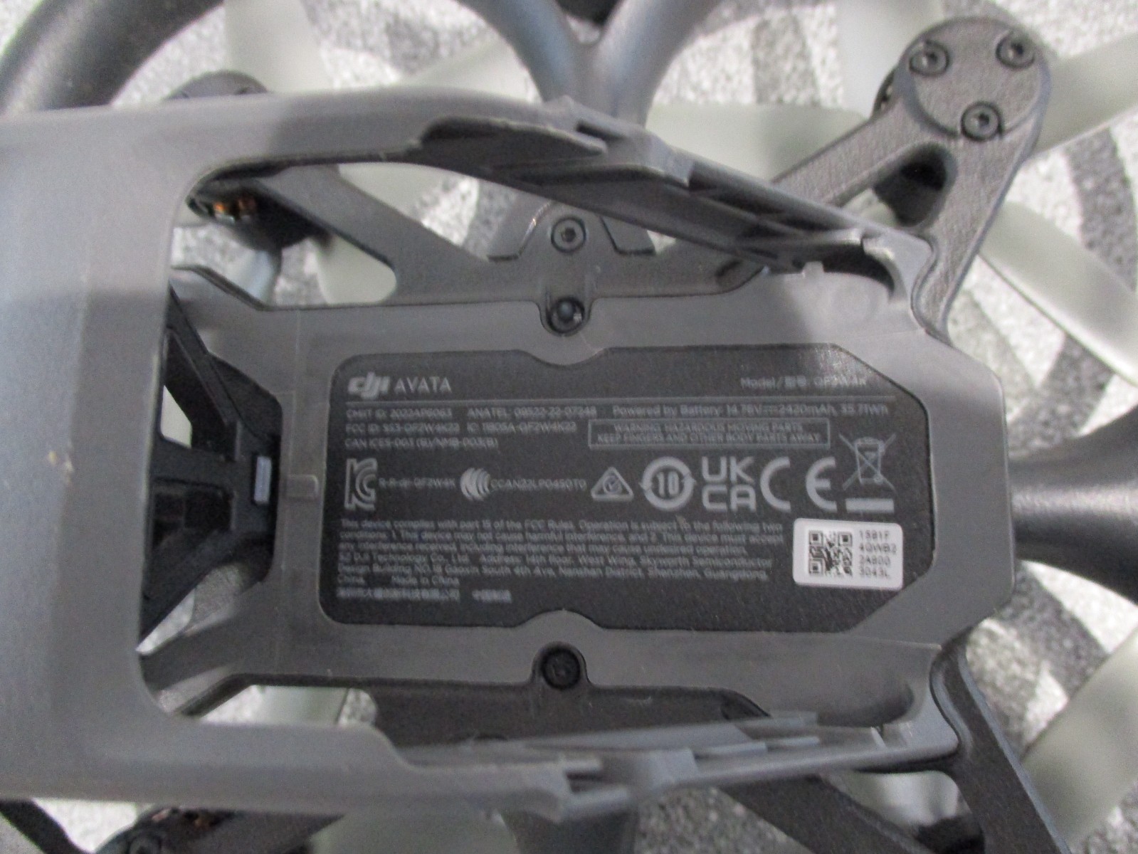 DJI AVATA Drone - QF2WFK -  Ex display
