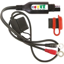 Tecmate Optimate Permanent Power Lead With Battery/Charge Status | O-124