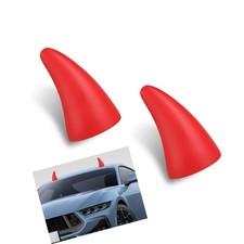 Car 3D Devil Horns Sticker, Bumper/Automotive Roof Bull Horns Decoration, Uni...