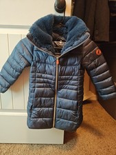 Save The Duck Ultra Light Blue Puffer Jacket 4 Years