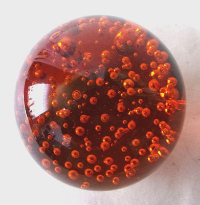 LEONARDO Glas Briefbeschwerer-Paperweight Glaskugel Durchmesser 9cm 953g schwer