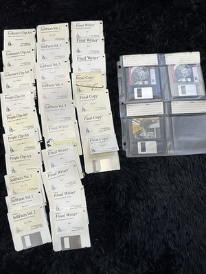 Lot Of 412 Commodore Amiga Original Floppy Disks - Games & Utilities