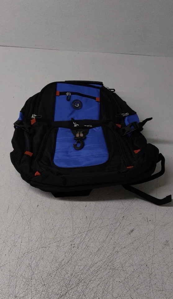 SHRRADOO Extra Large 50L Travel Laptop Backpack with USB Charging Port, Blue - Image 2 of 3