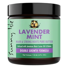 Sunny Isle Lavender Mint Hair and Strong Roots Butter 4oz