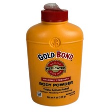 Gold Bond Medicated Body Powder TALC Original Strength 4 oz New