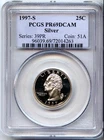 1997-S Silver Washington Quarter PR69DCAM PCGS # 72014263 + Bonus