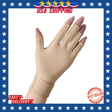 Compression Arthritis Gloves for Carpal - Tunnel Tendinitis Open Finger Supports