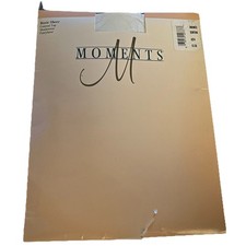 MOMENTS Basic Sheer Control Top Shadowtoe Pantyhose S/M SUNTAN