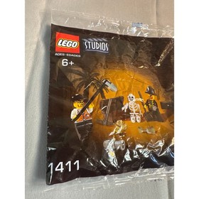 Lego Studios Pirates Treasure Hunt poly bag #1411 NEW/Retired vintage