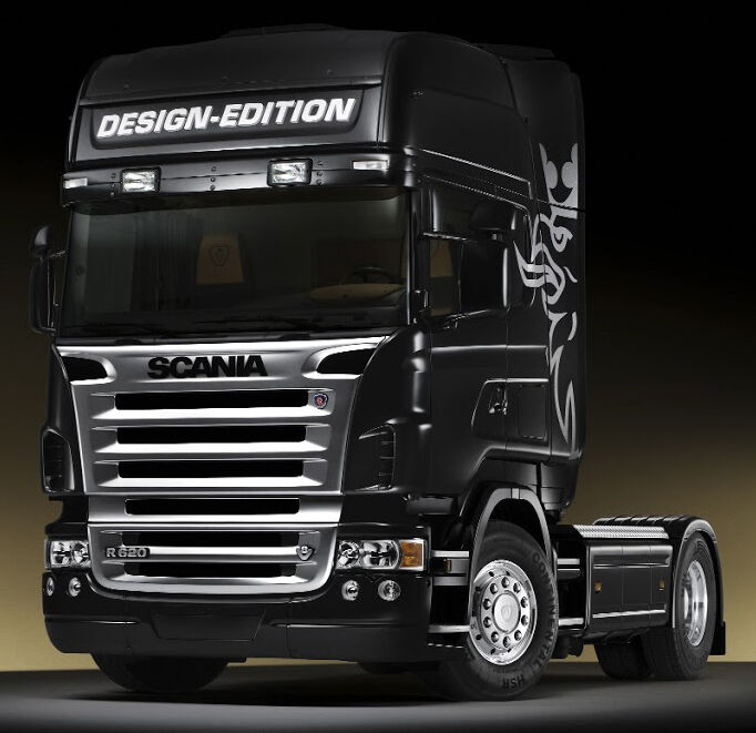 scania truck griffin 2x extra large 1900mm high logos, in any colour, cab  sides