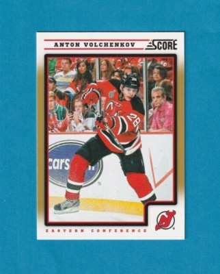 2012-13 Score GOLD RUSH parallel # 282 Anton Volchenkov NEW JERSEY DEVILS