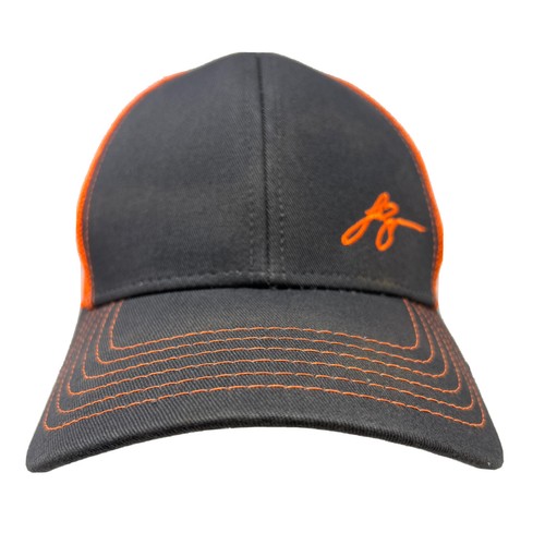 Fray Orange Hat Cap Mesh 