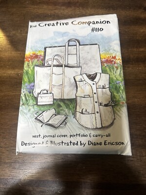 The Creative Companion Vest,Journal Cover Diane Ericson Pattern 110 S-L UNCUT