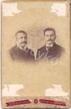 Ottoman Man. Studio Cabinet Photo. Portrait.Ottoman Empire.Constantinople.Turkey