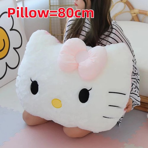 Cute Hello Kitty Plush Toy Soft Cuddly Cat Pillow Cushion for Girls Sofa Pillows - Picture 14 of 14