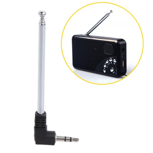 FM Telescopic External Phone Signal Booster Radio 3.5mm Connector - Zdjęcie 3 z 8