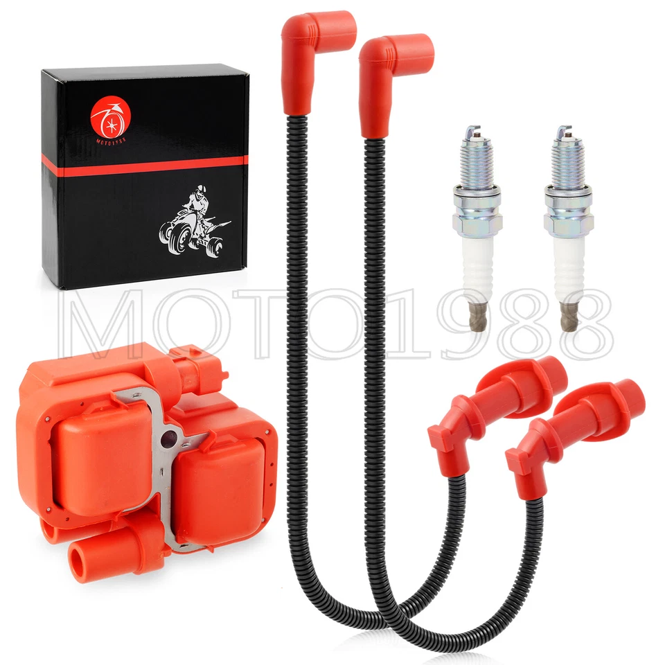 Bobina de encendido y tapa de bujía con cable para Polaris RZR S 4 800 EFI 2008 2009 2010 Foto 2 de 4