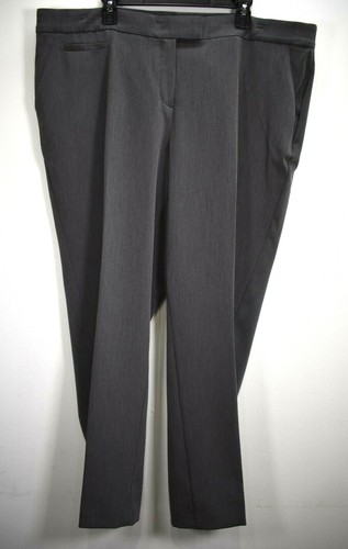 Investments Womens Gray Flat Front 