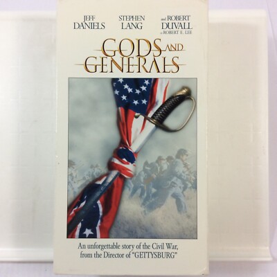 Gods and Generals VHS 2003 2 Tape Set