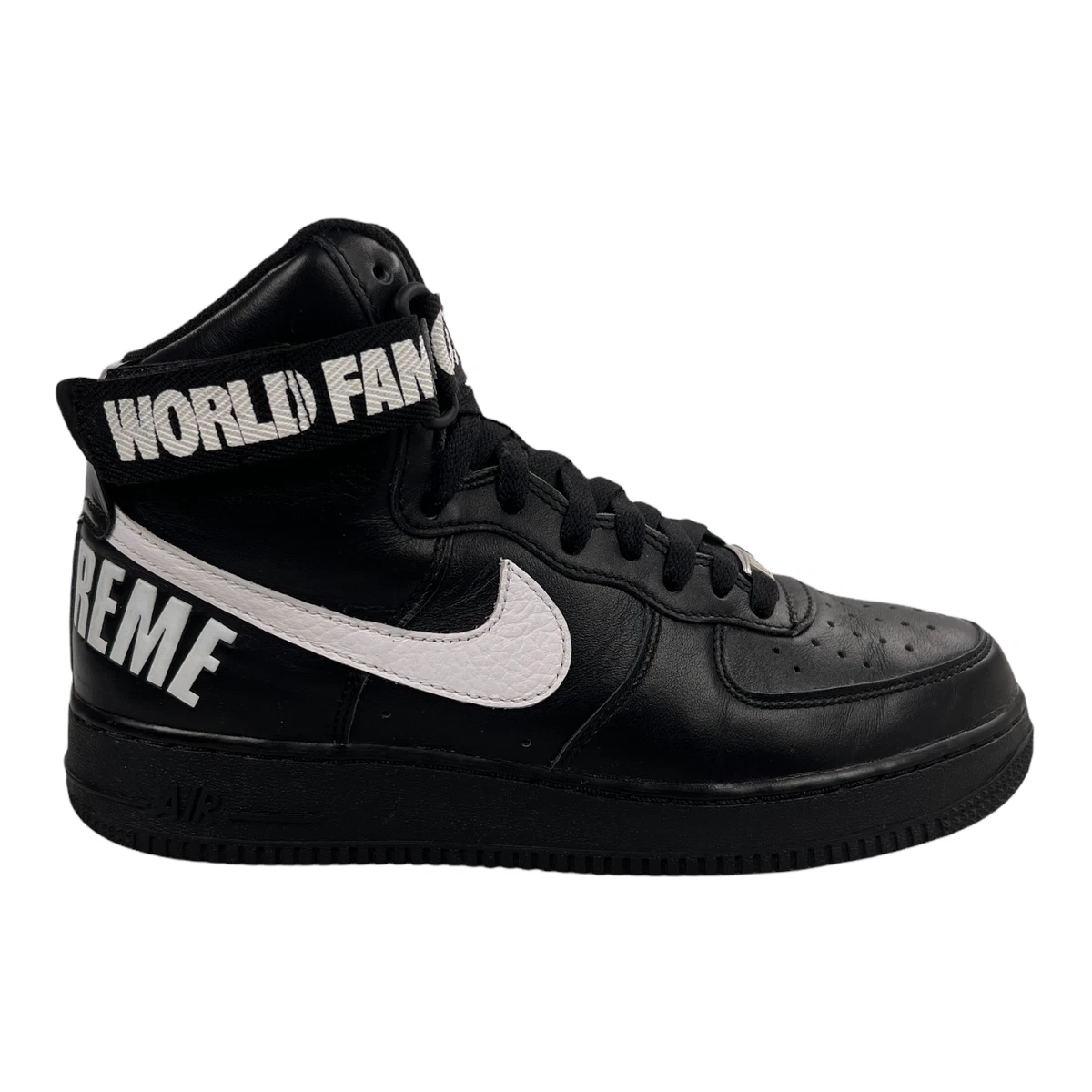 Nike Air Force 1 High Supreme World Famous Black Pre-Owned