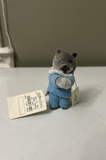 Frederick Warne USA Eden Toys Small 3 1/2 Inch Clip on Raccoon 1970 s W/ Tags