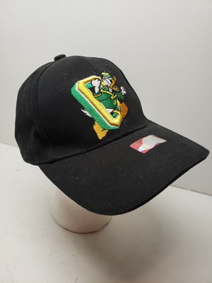Oregon Ducks Black Adjustable Strapback 