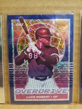 Luis Robert 2021 Chronicles Baseball OVERDRIVE BLUE VELOCITY card #15 Chicago