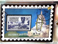 Collectors Card California Gold Rush Stamp First Issued on Jan 24, 1948 Sealed