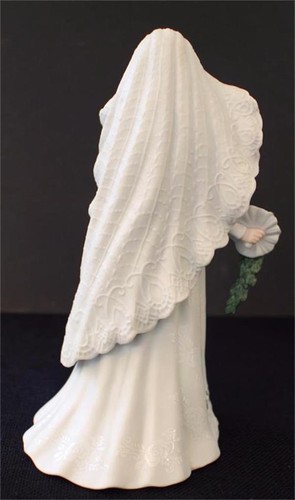 1997 LENOX Fine Porcellana Bianca La Sposa Del Centenario Figurina 8 1/2"h - Picture 3 of 5