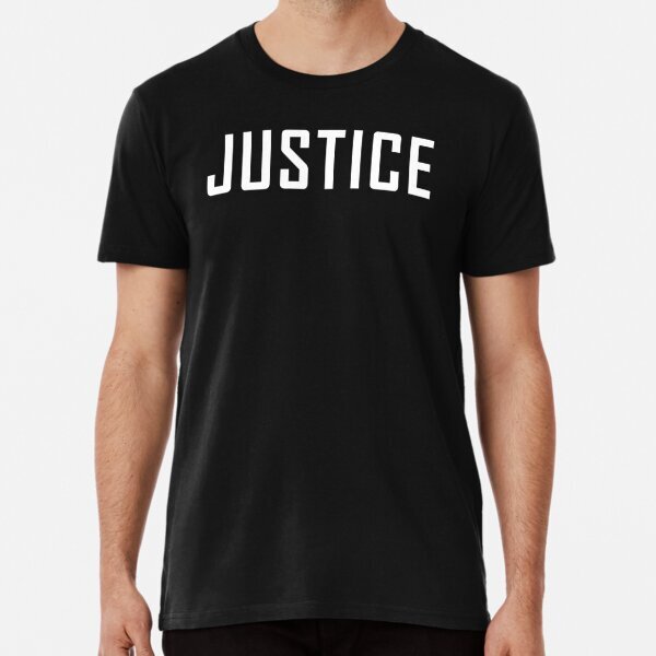 Justice Premium Art Political Opinion Made in USA Graphic T-Shirt S-5XL