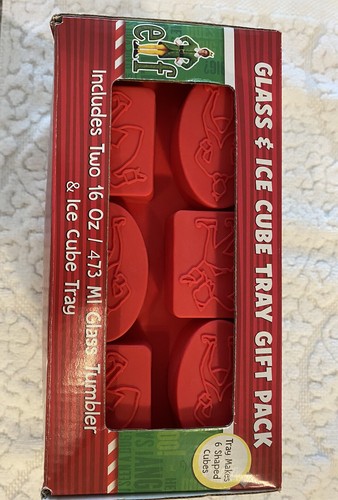 ELF Glass & Ice Cube Tray Combo Gift Pack - Includes Two 16 Ounce Glass Tumbler - 第 3/11 張圖片