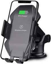 CAR WIRELESS CHARGER MOUNT DASHBOARD AIR VENT HOLDER FAST CHARGE for CELL PHONES