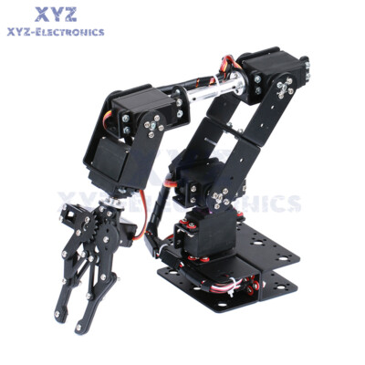 Robotic Arm Kit 6DOF Programming Robot Arm DIY Clamp Claw Kit without Servo US