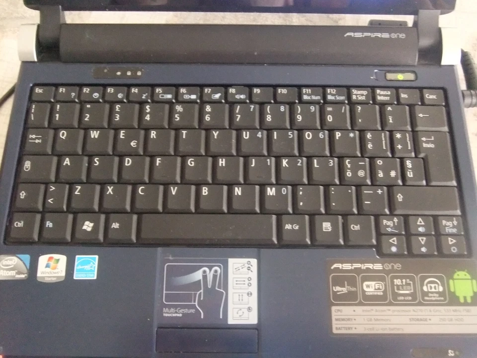 Notebook AAO acer aspire one Kav 60 - Immagine 2 di 4
