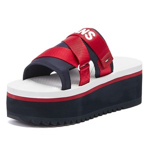 tommy jeans neoprene platform sandal