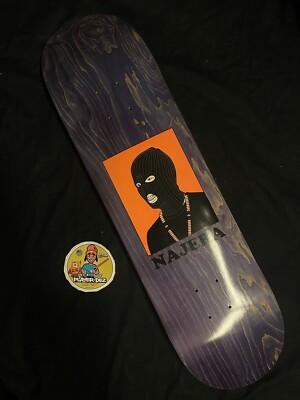RARE Primitive Diego Najera Ski Mask Way Skateboard Deck Pro Model