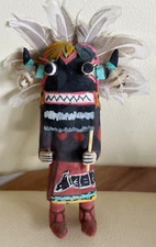LARRY DAVID TEWA  Hopi Kachina Carved Doll 7"