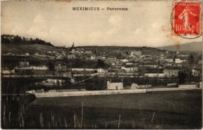 Carte Postale Ancienne - Panorama De Meximieux (Ain, 01) - France